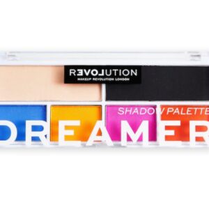Paletă Farduri Ochi Makeup Revolution Dreamer – 6 Culori Vibrante, Pigmentare Intensă, Mat & Sidefat