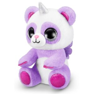Jucărie de Plus Panda Unicorn Mov ZURU Coco Cones – Ochii Mari Sclipitori, Moale și Pufos
