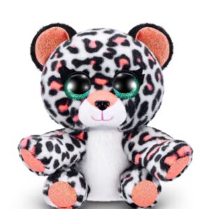 Jucărie de Plus Leopard ZURU Coco Cones – Ochii Mari Sclipitori, Model Pătat, Moale și Pufos