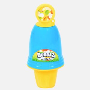 Set Baloane de Săpun pentru Copii Bubblz No-Spill – Recipient Anti-Vărsare, Baghetă Inclusă