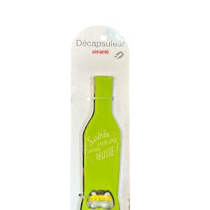 Deschizător Sticle Magnetic – Decapsulator Metalic cu Magnet, Fixare pe Frigider