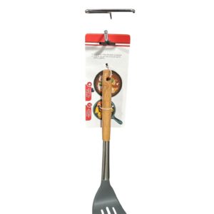 Spatulă Bucătărie din Silicon cu Mâner din Lemn – Antiaderentă, Rezistentă la Temperaturi Ridicate