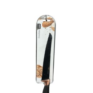 Cuțit de Bucătărie din Inox cu Dinți – Mâner Ergonomic, Model Profesional (Defect Estetic)
