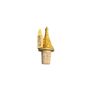 Dop pentru Sticlă Vin cu Decor Turnul Eiffel – Etanșare Ermetică, Model Franța, Cadou Original