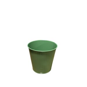 Ghiveci Metalic Verde Home Accents – 12,5 cm, Oțel, Design Decorativ pentru Flori și Plante