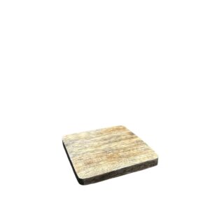 Suport Pahar din Lemn Natural – Antiderapant, Design Rustic, Protecție Masă