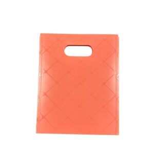 Cutie pentru Documente cu Mâner expertiz – 31 x 25 x 5 cm, Roșu Somon, din Polipropilenă