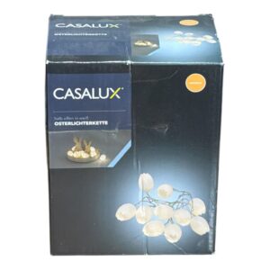 Instalație Luminoasă Decorativă Ouă Semideschise CASALUX – 1.74 m, Lumină Caldă, Timer, Baterii Incluse