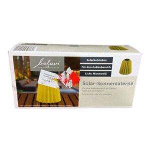 Lampă Solară LED belavi pentru Exterior, 10 LED, Lumină Caldă, IP44, 22 cm
