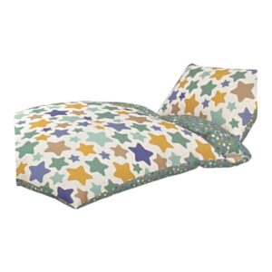 Set Lenjerie Pat Copii Novitesse 3 Piese – Bumbac 100%, Model Stele, 100×135 cm