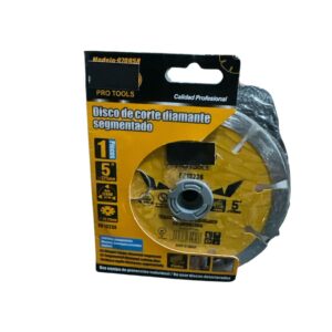 Disc de Tăiere Diamantat Segmentat 125 mm PRO TOOLS – Pentru Beton, Piatră și Zidărie