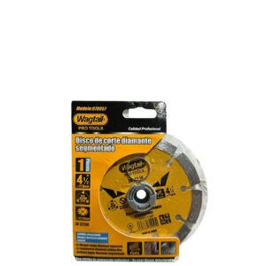 Disc de Tăiere Diamantat Segmentat 115 mm Wagtail PRO TOOLS – Pentru Beton, Piatră și Zidărie