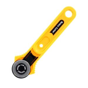 Cutter Rotativ 28 mm pentru Material Textil și Piele – Lamă Rotativă de Precizie