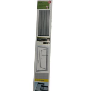 Plasă Insecte Ușă Livarno Home 100 × 220 cm – Antracit, Rezistentă UV, Montaj Fără Găurire