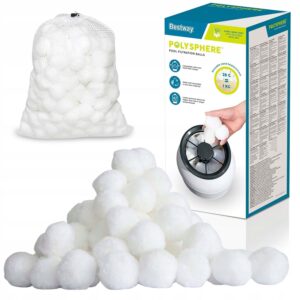 Bile Filtrare Piscină Bestway Polysphere – 1 kg, Înlocuitor Nisip Filtru Piscină, Reutilizabile