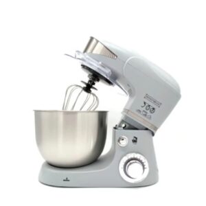 Mixer cu bol 6L Royalty Line RL-PKM-1600 argintiu sistem planetar