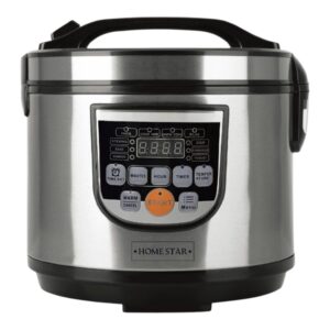 Oală Electrică Digitală Home Star HS-RC5.0, 5L, 900W, Timer 60 min, Temperatură 80-200°C, Inox