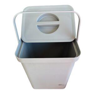 Coș Bio pentru Deșeuri Organice VIVESS 5L – Coș Compost cu Capac și Sistem Prindere Ușă Dulap
