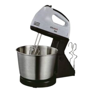 Mixer cu bol Seranova Home SN-1672, 500W, 7 viteze, bol inox 2.5L, teluri și cârlige pentru aluat