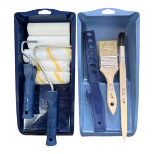 Set Vopsire Deco Craft 13 Piese, Role Trafalet, Pensule, Tavă Vopsea și Accesorii Renovare