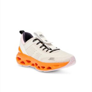 Pantofi Sport Steve Madden Surge 1 Bej cu Talpă Portocalie – Respirabili, Șireturi + Bandă, Mărimea 39