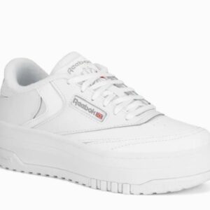 Pantofi sport Reebok Club C Extra albi cu platforma pentru dama marimea 38