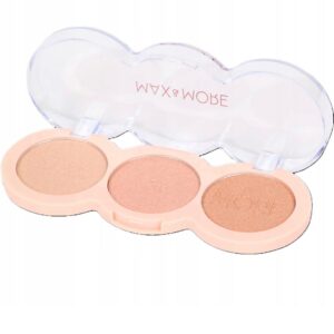 Paleta iluminatoare fata Max More Sunkissed Sands set 3 nuante