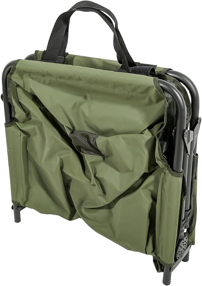 Pătuț de Primire pentru Crap Ultimate Adventure Quickfold Large 115 × 60 cm, Pliabil, Cadru Metalic, Saltea Căptușită - imagine 3