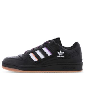 Pantofi sport Adidas Forum Low CL negri din piele naturala