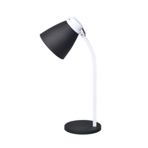 Lampa de birou LED Ziggs 3W 6500K cu brat flexibil negru
