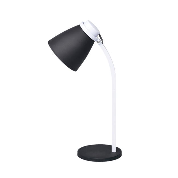 Lampa de birou LED Ziggs 3W 6500K cu brat flexibil negru