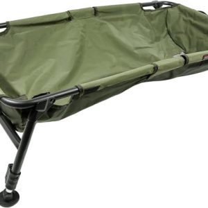 Pătuț de Primire pentru Crap Ultimate Adventure Quickfold Large 115 × 60 cm, Pliabil, Cadru Metalic, Saltea Căptușită