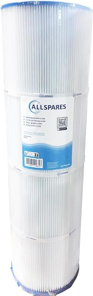 Cartuș filtrant pentru piscină și spa AllSpares AS-POOL210, compatibil Welttico C6, filtru din poliester