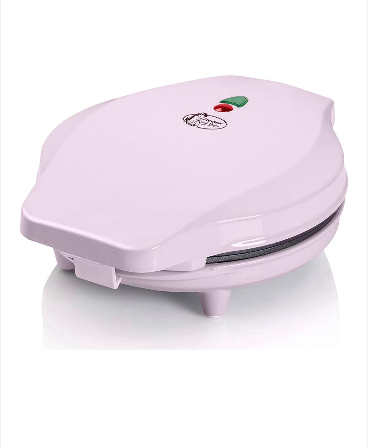 Mini Aparat pentru Prăjituri și Biscuiți cu Forme de Animale Bestron Sweet Dreams AAW700PBS, 700 W, Strat Antiaderent,Roz - imagine 2