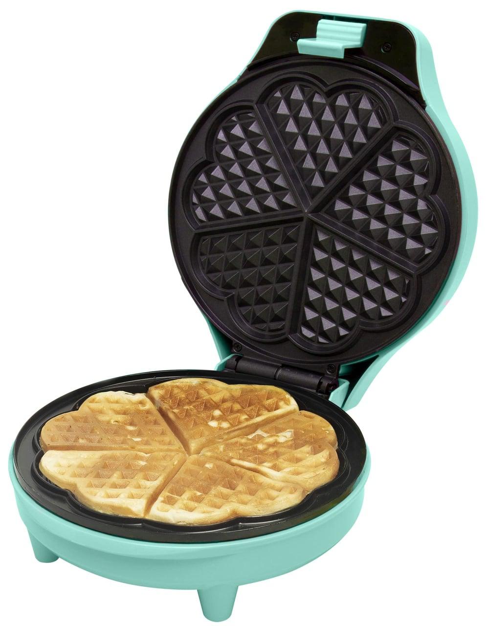 Aparat pentru vafe verde menta in forma de inima Bestron Sweet Dreams