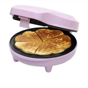Aparat pentru vafe roz in forma de inima Bestron Sweet Dreams