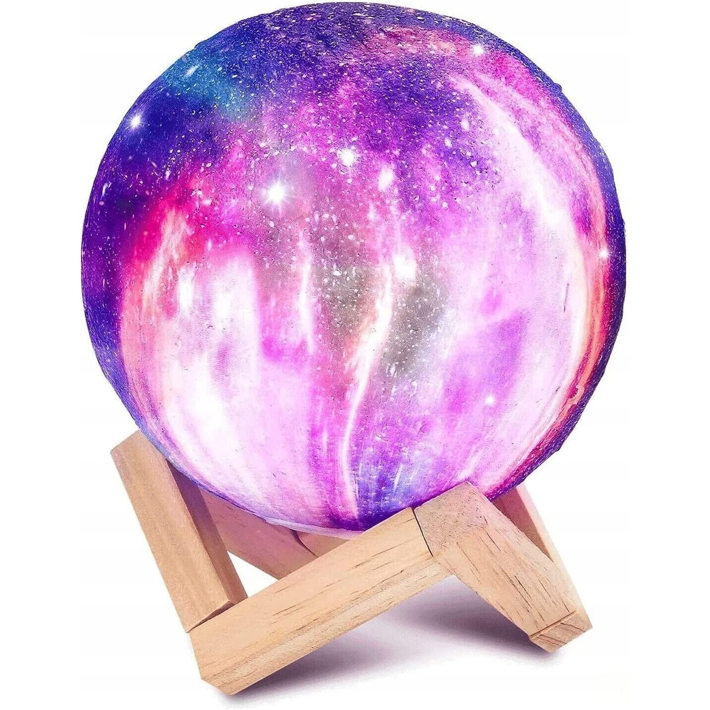 Lampă LED Galaxie Home Creation – Sferă Luminoasă Multicoloră cu Telecomandă și Temporizator - imagine 2