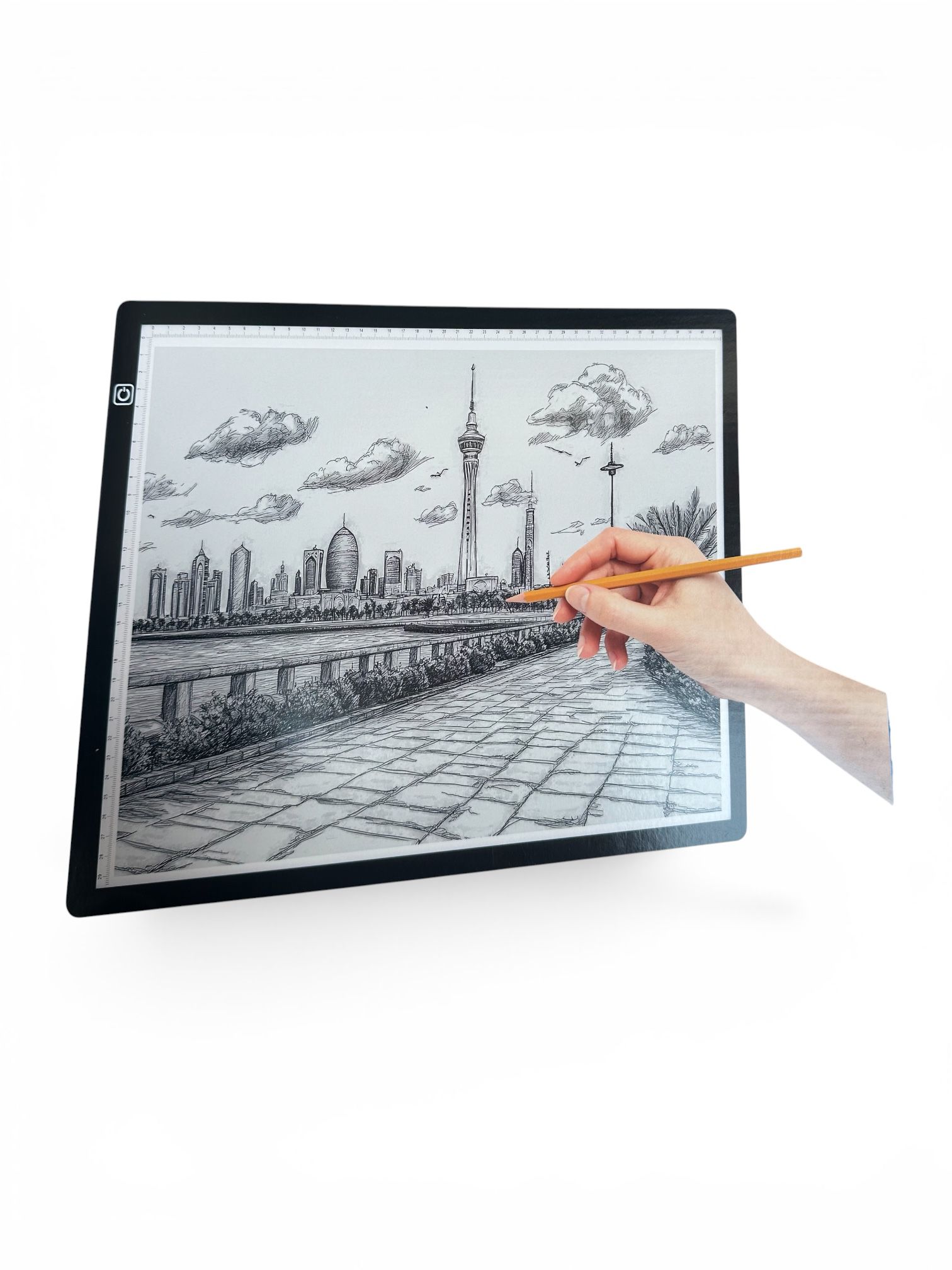 Planseta LED pentru desen si calchiere format A3 Maginon DB-1 cu iluminare RGB si alimentare USB