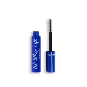 Mascara rezistenta la apa Revolution 5D Whip Lift Ultra Black pentru volum, alungire si ridicarea genelor