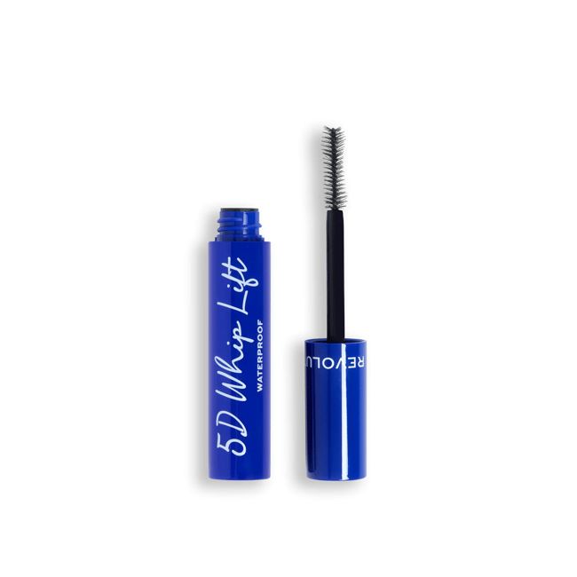 Mascara rezistenta la apa Revolution 5D Whip Lift Ultra Black pentru volum, alungire si ridicarea genelor