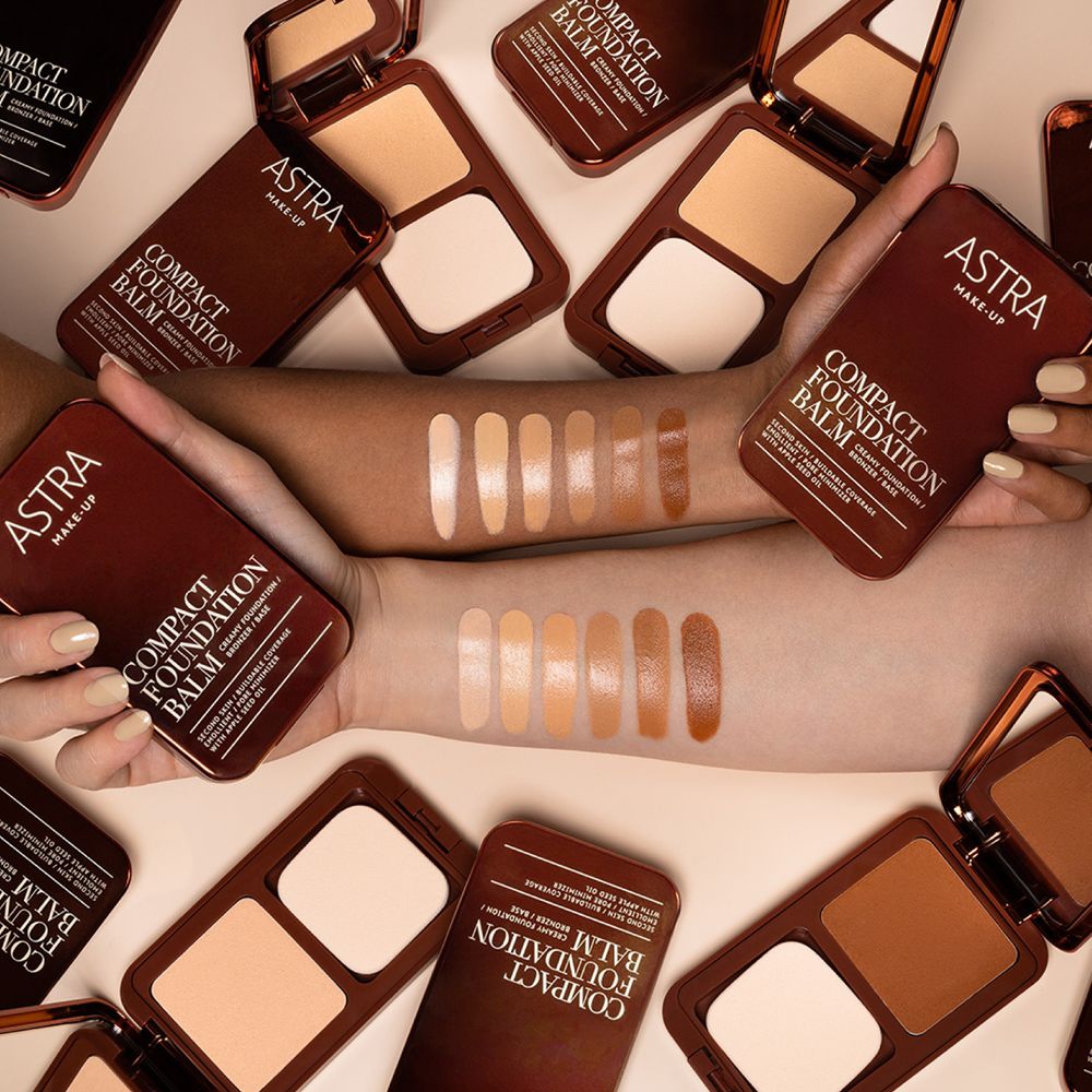 Fond de Ten Compact Astra Make-Up Compact Foundation Balm Nr. 04 – Acoperire Construibilă, 7.5 g - imagine 4