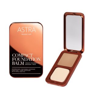 Fond de ten compact Astra Make-up Compact Foundation Balm Nr 05 cu acoperire construibila