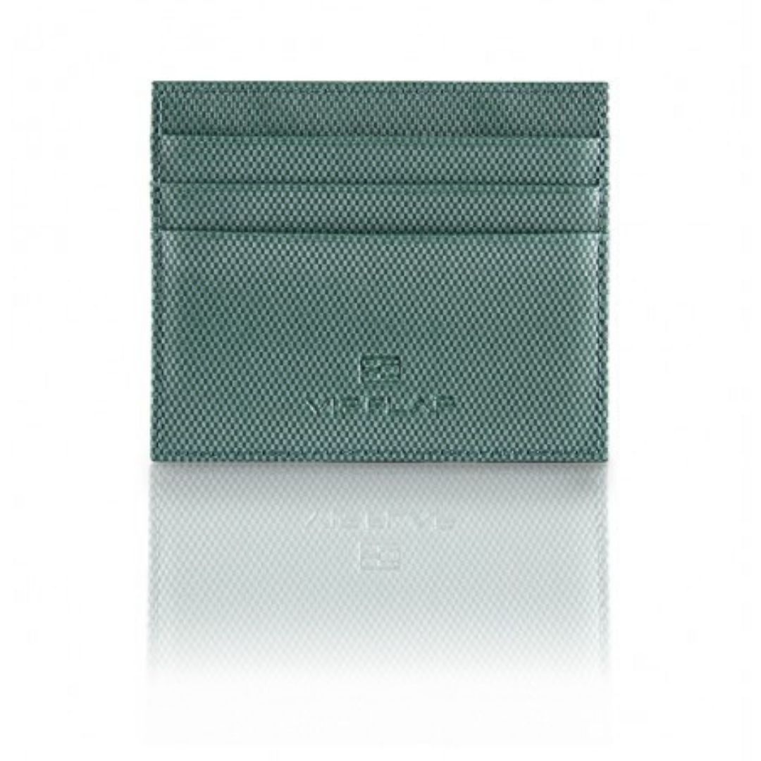 Portcard VIP Flap verde smarald portofel slim pentru carduri cu protectie RFID