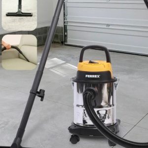\Aspirator Umed și Uscat FERREX, 1.200 W, Recipient Inox 12 L, Funcție de Suflare, Cablu 4 m