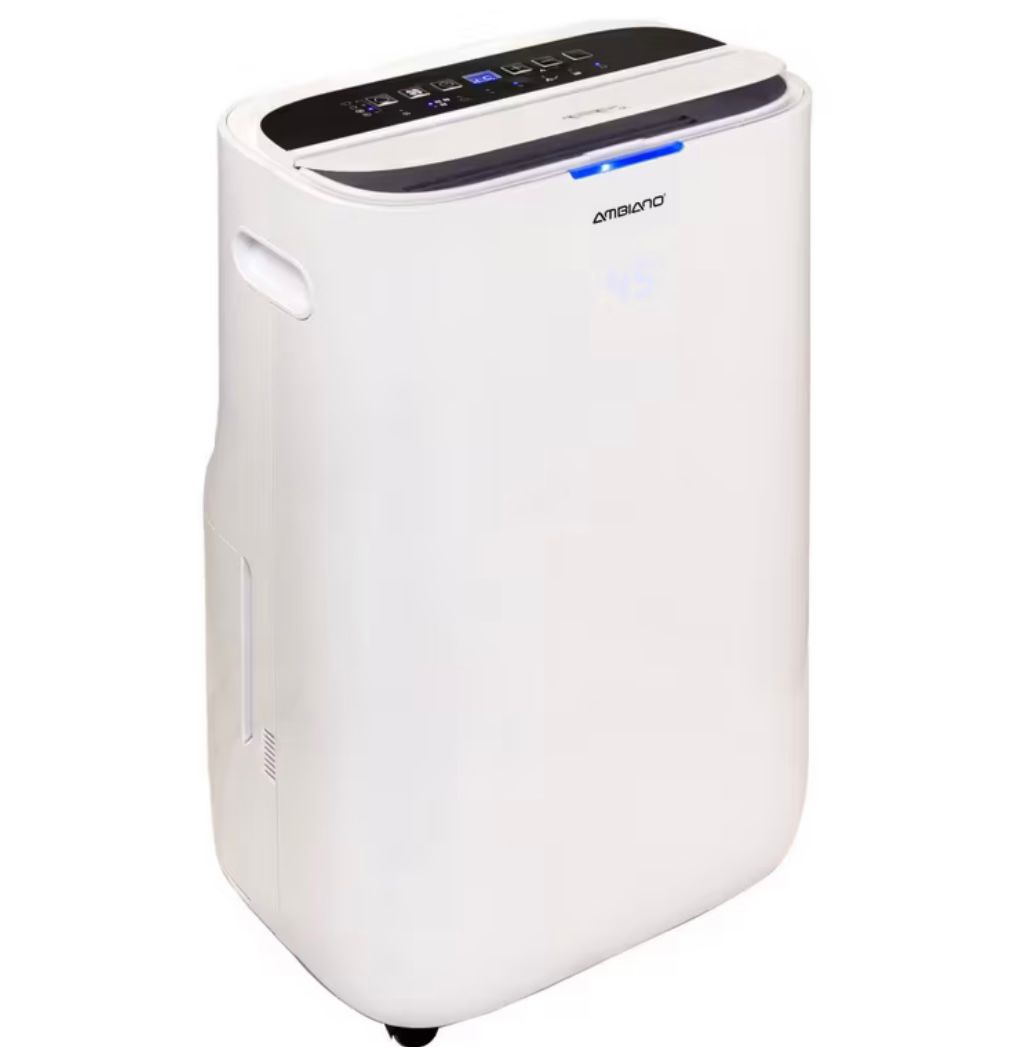 Dezumidificator Ambiano 20 L/24 h, Rezervor 6,5 L, Afișaj LED, Temporizator, Drenaj Continuu, 420 W