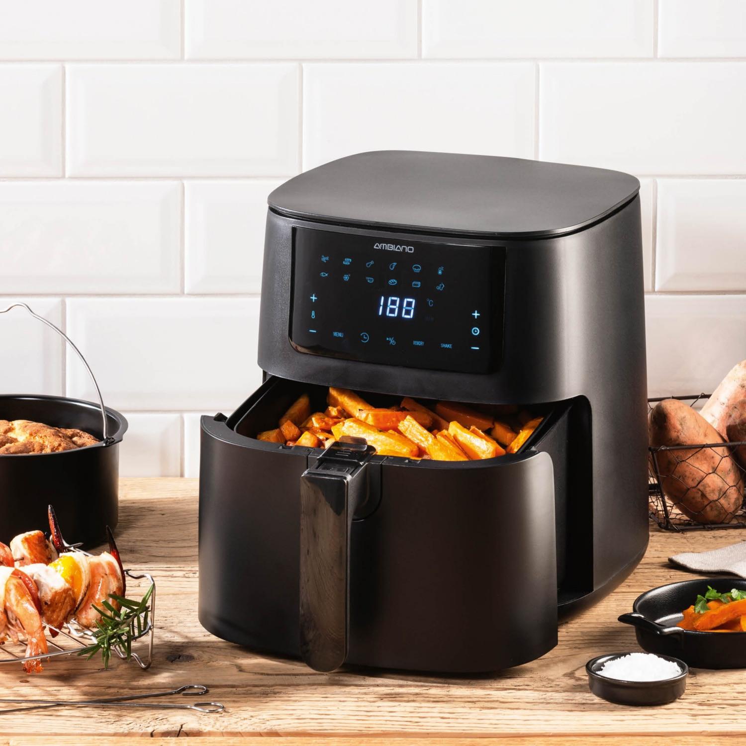 Friteuză cu aer cald Ambiano GT-AF-17, 3,5 L, 1400 W, Ecran tactil, 8 programe, Funcție de preîncălzire - imagine 2