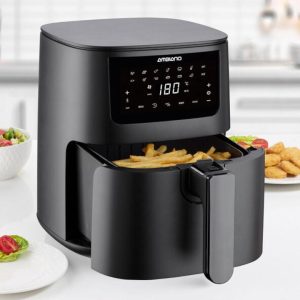 Friteuză cu aer cald Ambiano GT-AF-17, 3,5 L, 1400 W, Ecran tactil, 8 programe, Funcție de preîncălzire