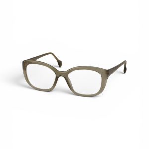 Ramă pentru ochelari Suzy Glam Enters the Club Taupe – Damă, Gri Taupe Translucid, Material Plastic, Design Elegant