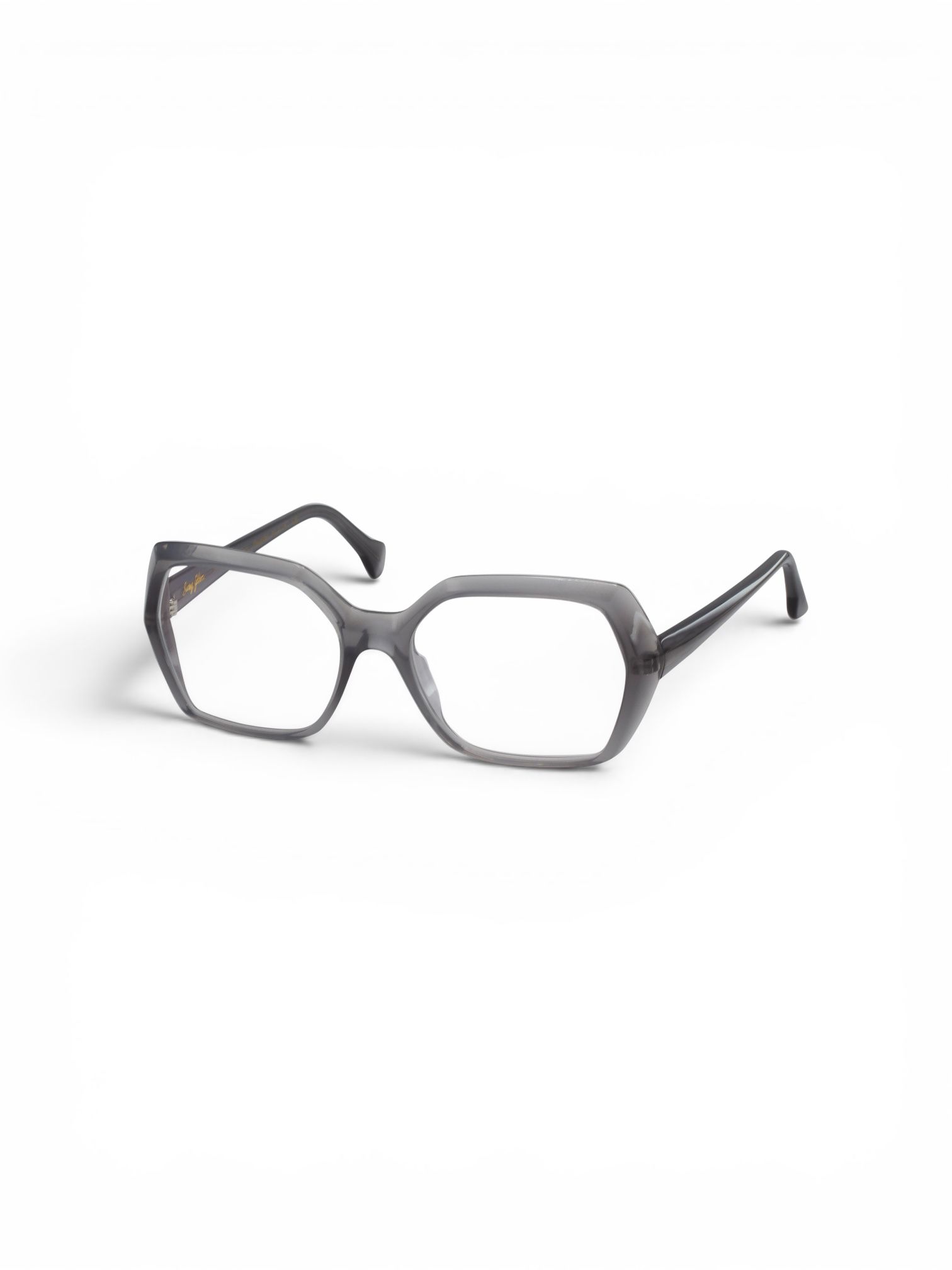 Ramă pentru ochelari Suzy Glam Drives 304 Cabrio Thunder MT – Damă, Gri Fumuriu Mat, Material Plastic, Design Geometric