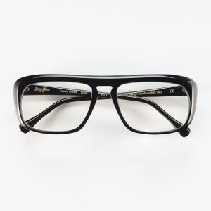 Ramă pentru ochelari Suzy Glam Looks Ahead Black – Damă, Negru, Material Plastic, Design Rectangular